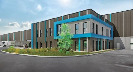 Le futur bâtiment logistique de Saint-Aubin-sur-Gaillon